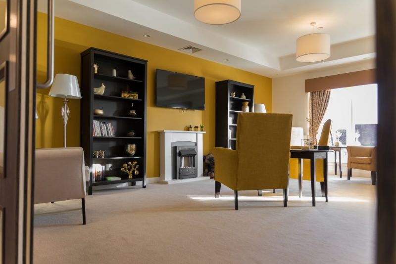 Living Area at Roselea Court