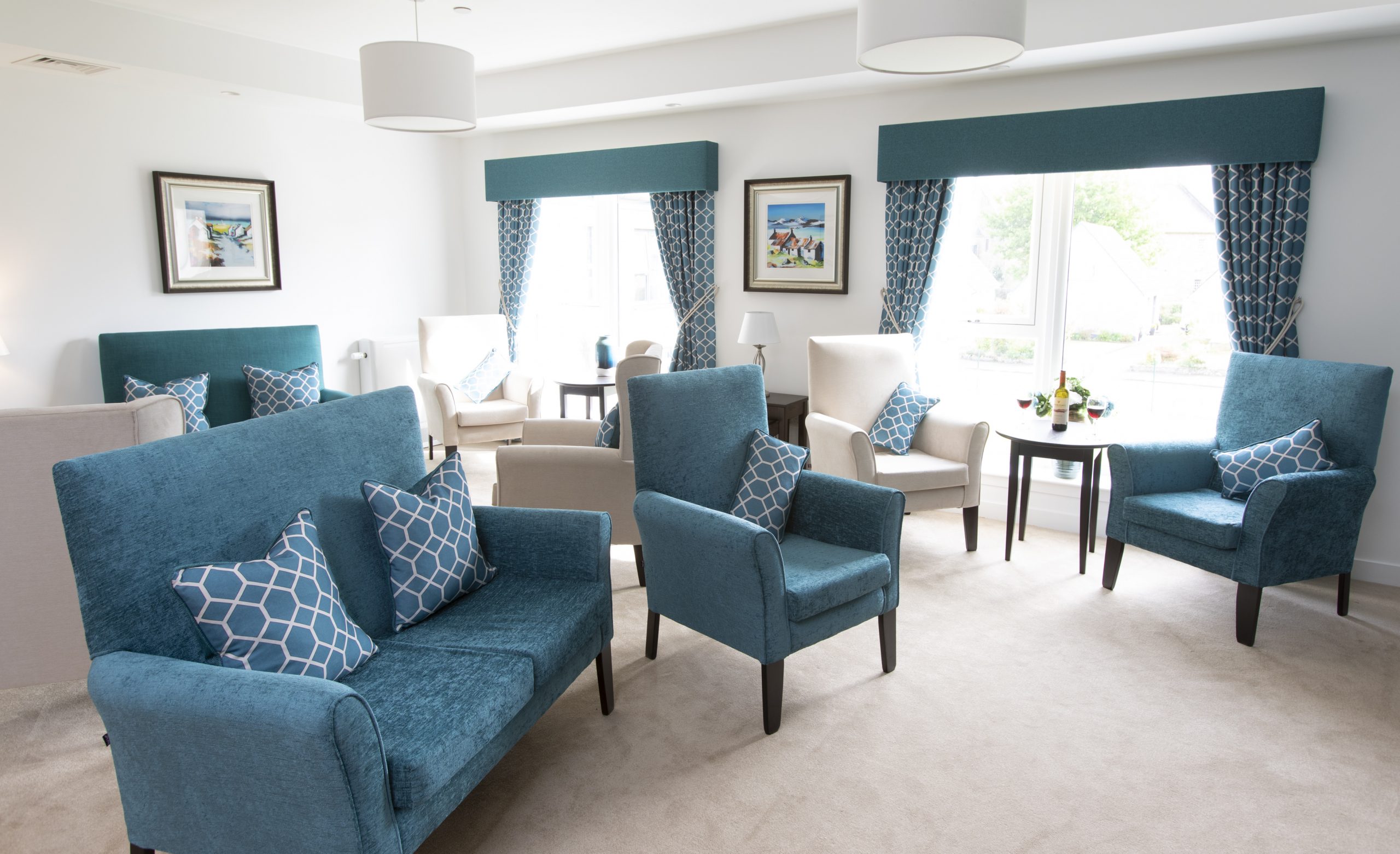 Communal Living Room at Roselea Court Care Home