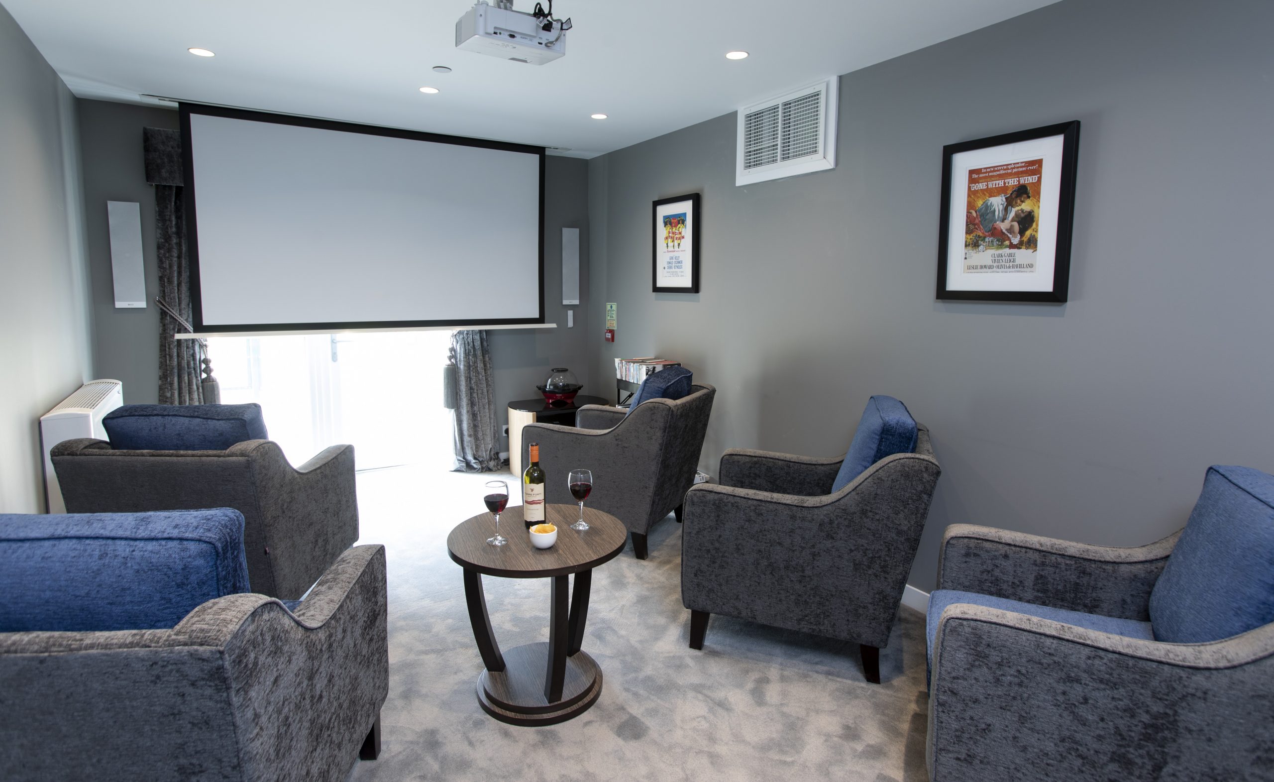 Cinema Room at Roselea Court