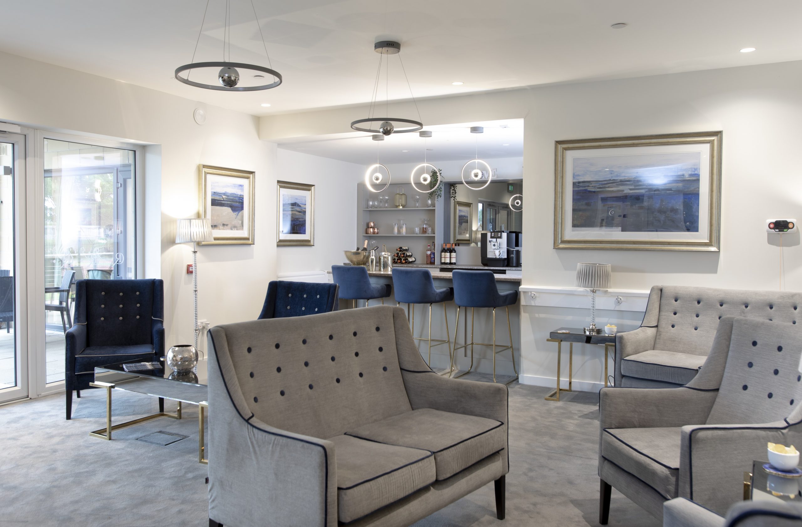 Seating Area & Bar at Roselea Court Care Home