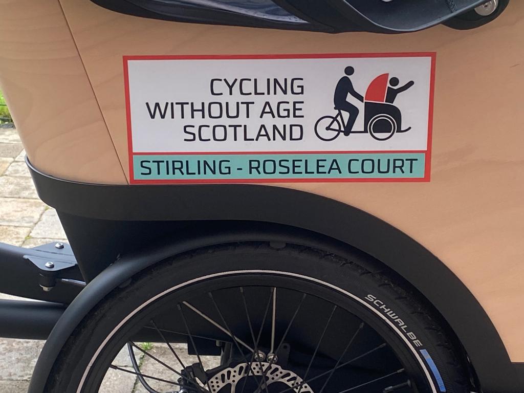 Cycling Without Age Scotland Trishaw