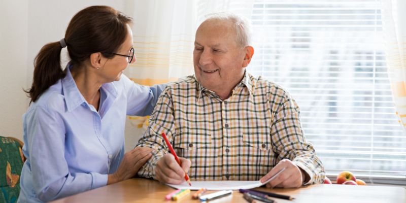 resident and carer