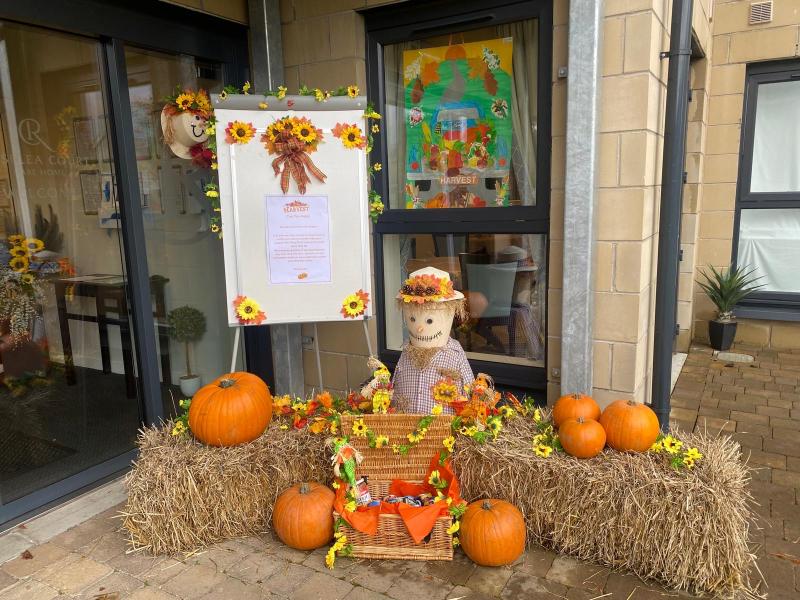 Harvest festival at Roselea care home