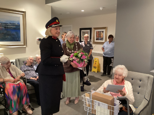 100th birthday celebrations at Roselea Court Care Home