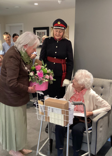 100th birthday celebrations at Roselea Court Care Home