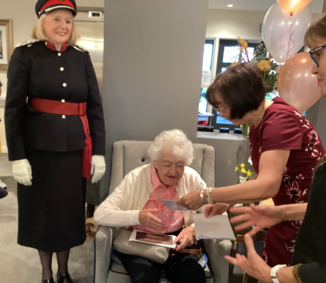 100th birthday celebrations at Roselea Court Care Home