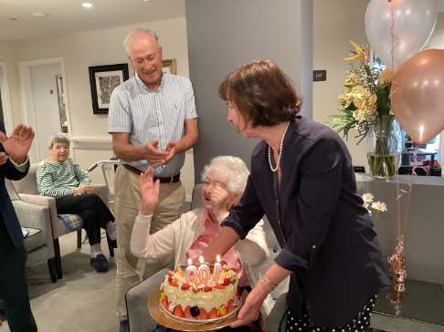 100th birthday celebrations at Roselea Court Care Home