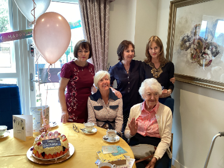 100th birthday celebrations at Roselea Court Care Home