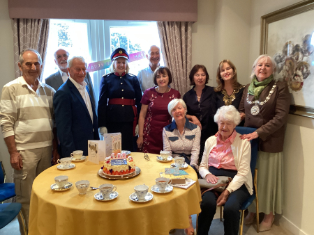 100th birthday celebrations at Roselea Court Care Home