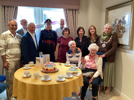 100th birthday celebrations at Roselea Court Care Home