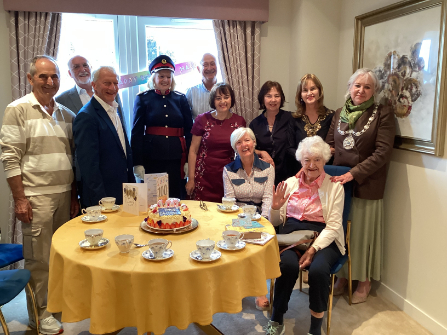 100th birthday celebrations at Roselea Court Care Home