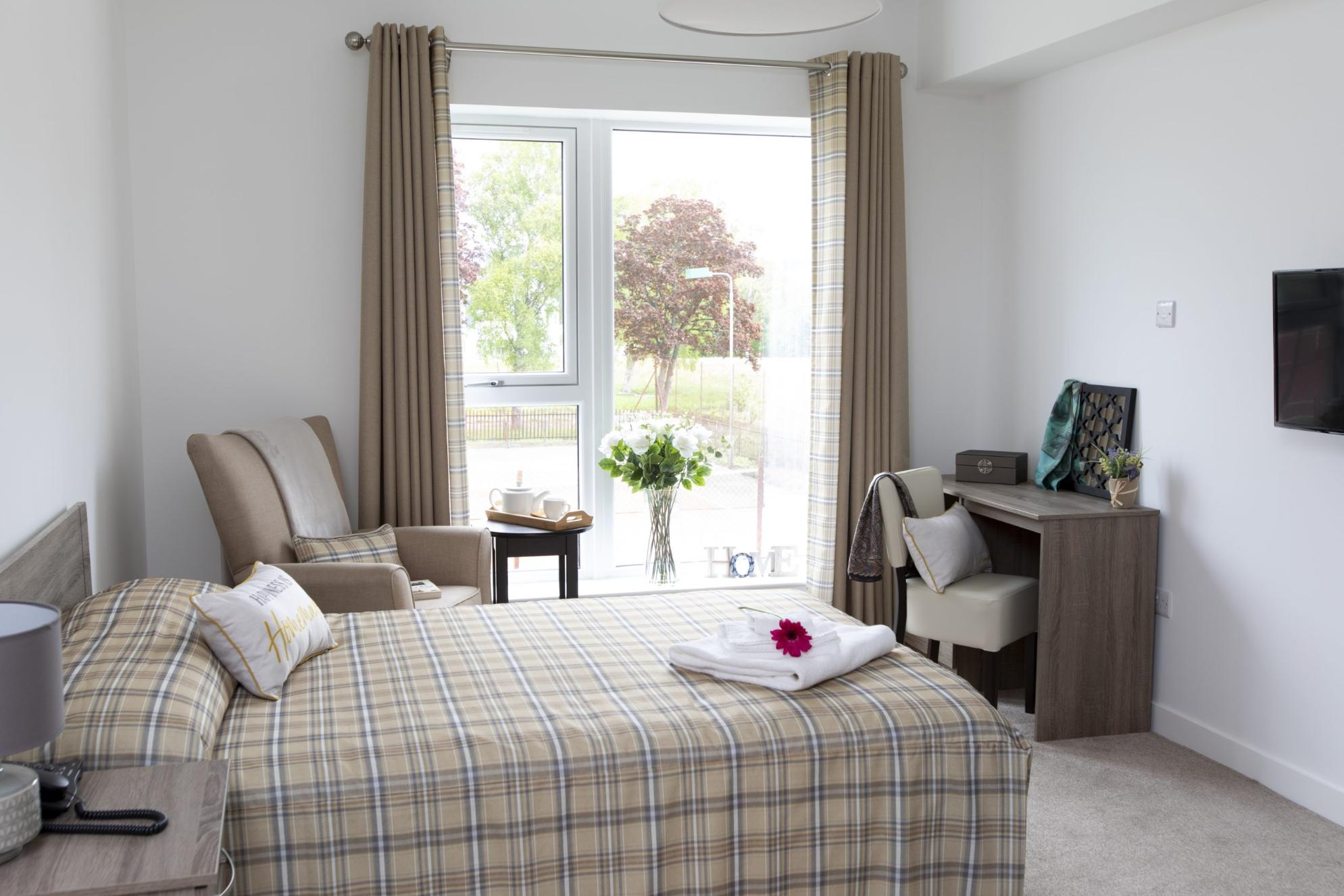Roselea Court Care Home Bedroom